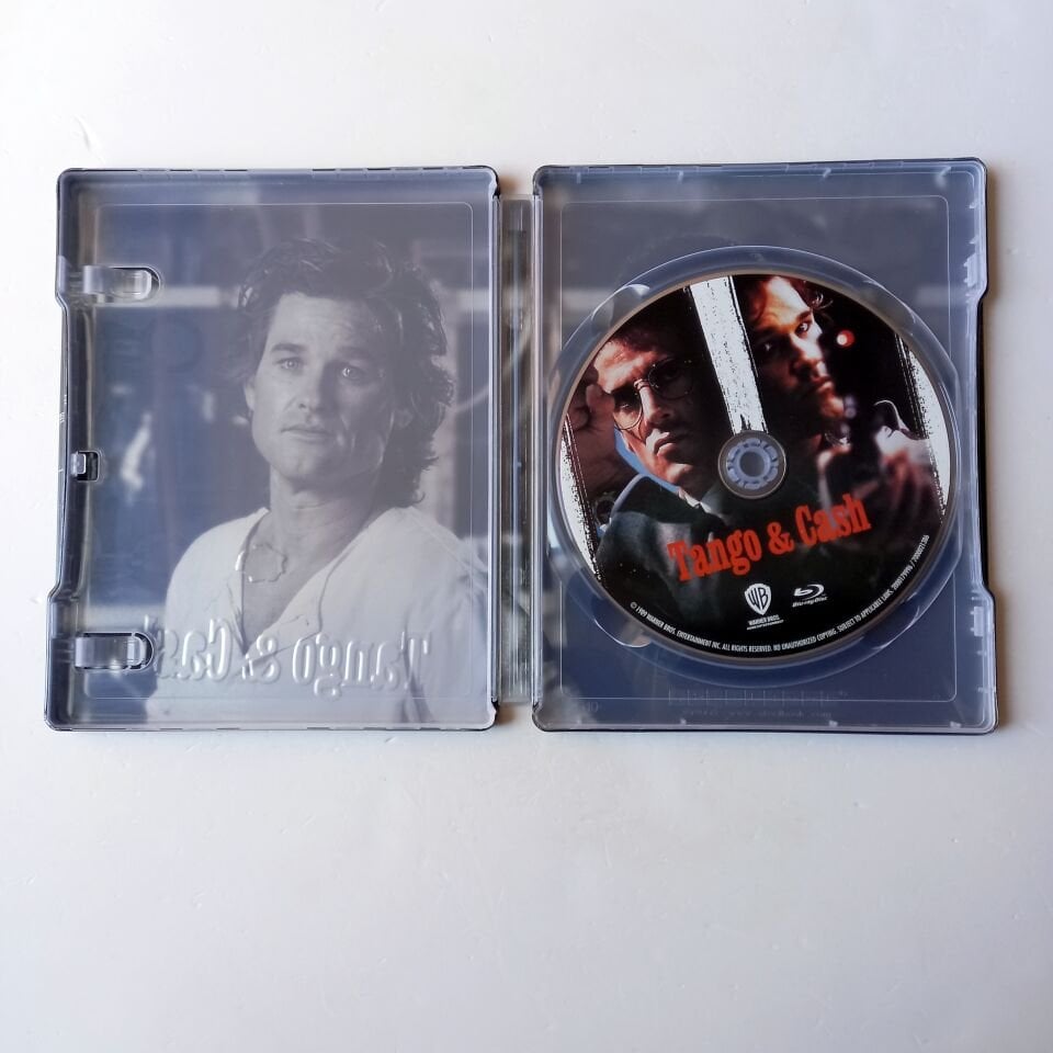 TANGO & CASH - SYLVESTER STALLONE, KURT RUSSELL - YÖN.: ANDREI KONCHALOVSKY - BLU-RAY  STEELBOOK METAL KUTU 2.EL TÜRKÇE ALTYAZI YOKTUR