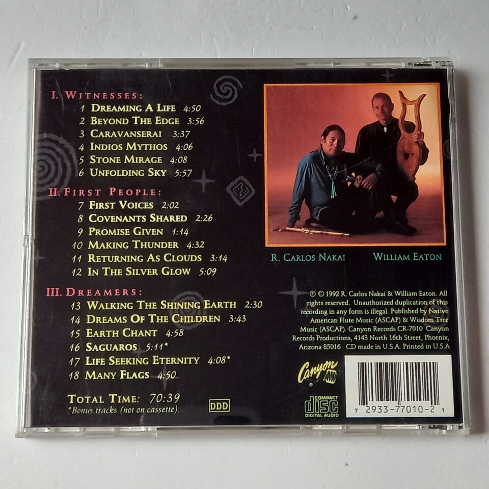 R. CARLOS NAKAI AND WILLIAM EATON – ANCESTRAL VOICES (1992) - CD 2.EL
