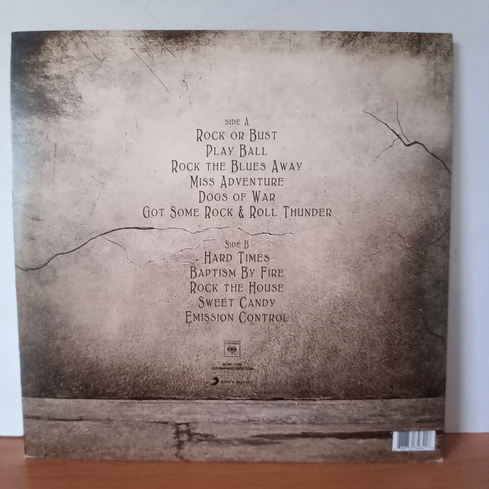 AC/DC – ROCK OR BUST (2014) - LP 180G LENTICULAR COVER 2.EL PLAK