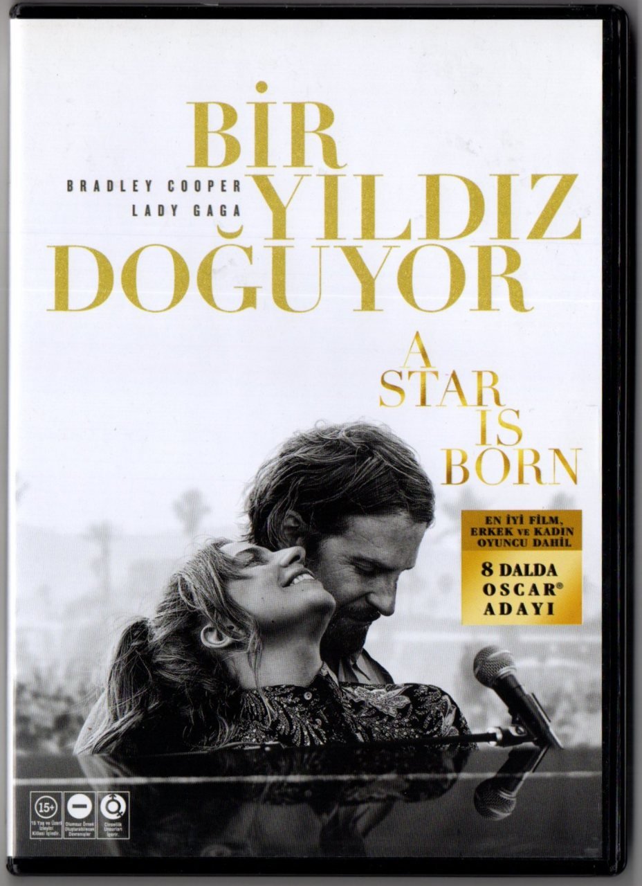 A STAR IS BORN - BİR YILDIZ DOĞUYOR - BRADLEY COOPER - LADY GAGA - DVD 2.EL