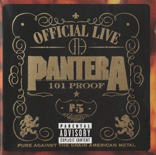 PANTERA - OFFICIAL LIVE: 101 PROOF (1997) - REISSUE CD AMBALAJINDA SIFIR