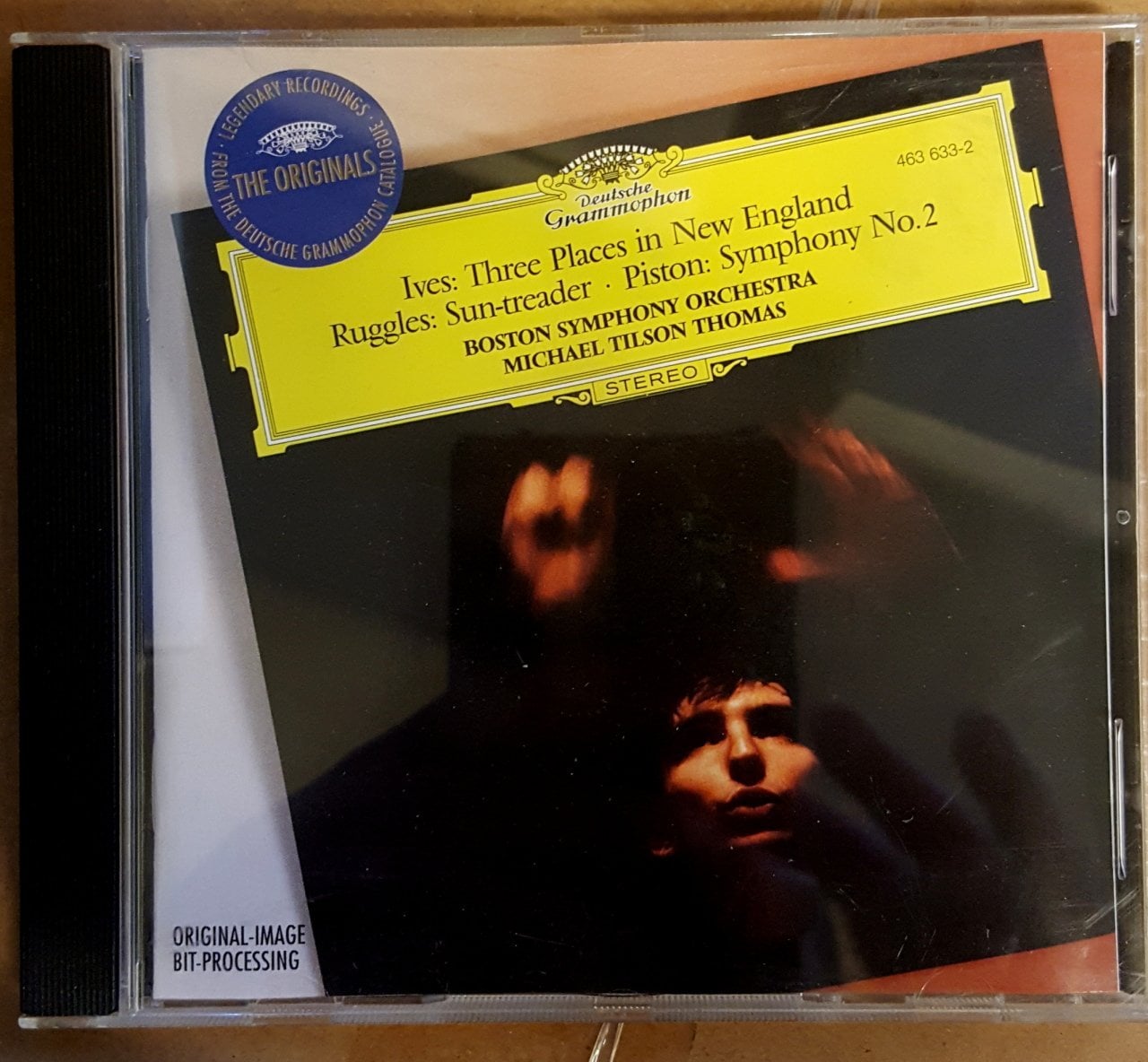 C.IVES THREE PLACES IN NEW ENGLAND/C.RUGGLES SUN TRADER/W.PISTON SYMP. NO 2 - MICHAEL TILSON THOMAS - CD DEUTSCHE GRAMMOPHON 2.EL