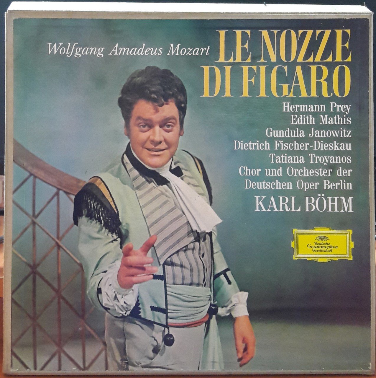 MOZART: LE NOZZE DI FIGARO, HERMANN PREY, DIETRICH FISCHER-DIESKAU, KARL BÖHM - 4PLAK BOXSET 2.EL