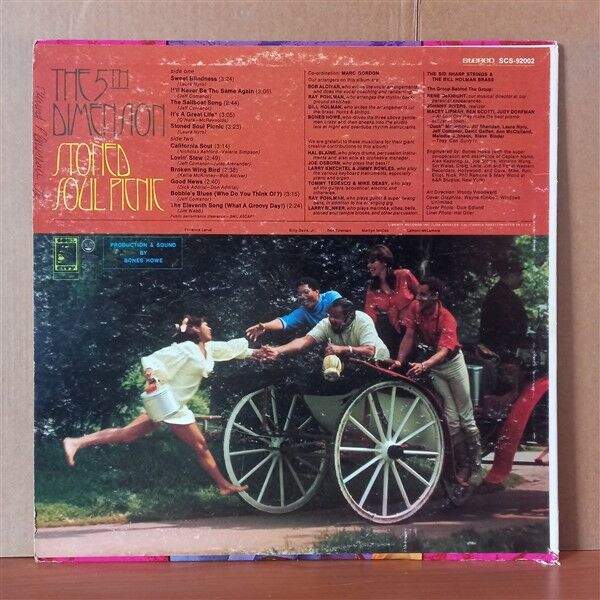 THE 5TH DIMENSION – STONED SOUL PICNIC (1968) - LP 2.EL PLAK
