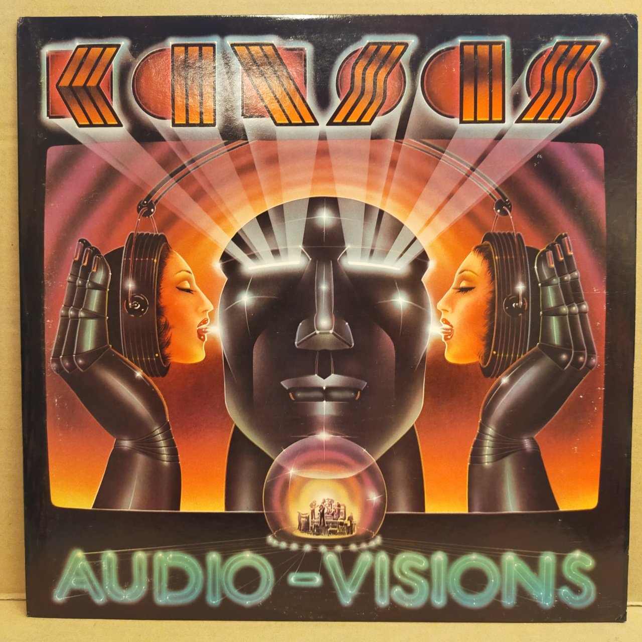 KANSAS - AUDIO VISION (1980) - LP SIFIR GİBİ 2.EL PLAK