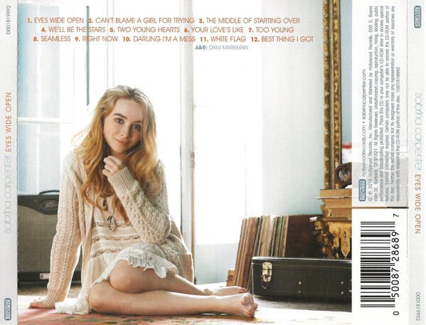 SABRINA CARPENTER – EYES WIDE OPEN (2015) - CD JEWEL CASE AMBALAJINDA SIFIR