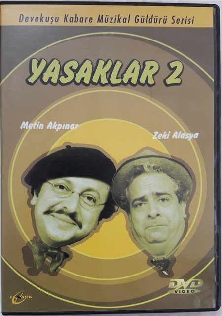 YASAKLAR 2 DEVEKUŞU KABARE ZEKİ ALASYA METİN AKPINAR DVD 2.EL
