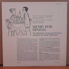 MUSIC FOR DINING - THE MELACHRINO STRINGS AND ORCHESTRA (1958) - LP 2.EL PLAK