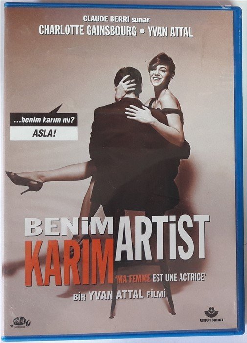 BENİM KARIM ARTIST - MA FEMME EST UNE ACTRICE - CHARLOTTE GAINSBOURG - YVAN ATTAL - DVD 2.EL