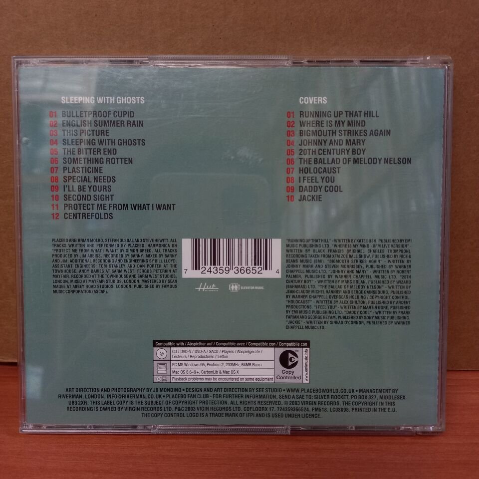 PLACEBO - SLEEPING WITH GHOSTS + COVERS (2003) - CD 2. EL