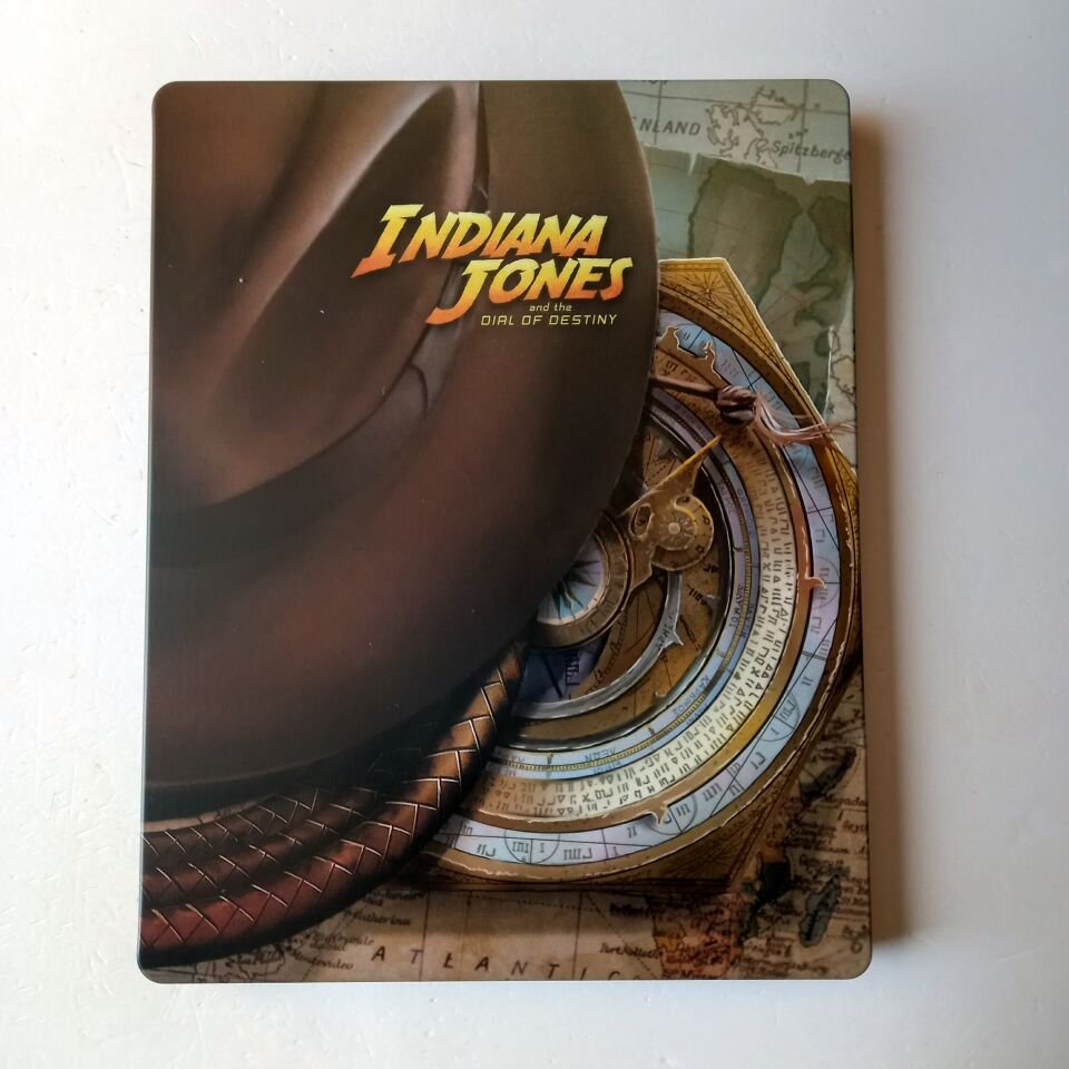 INDIANA JONES AND THE DIAL OF DESTINY - HARRISON FORD, PHOEBE WALLER-BRIDGE - YÖN.: JAMES MANGOLD - 2BLU-RAY 4K STEELBOOK METAL KUTU 2.EL TÜRKÇE ALTYAZI YOKTUR