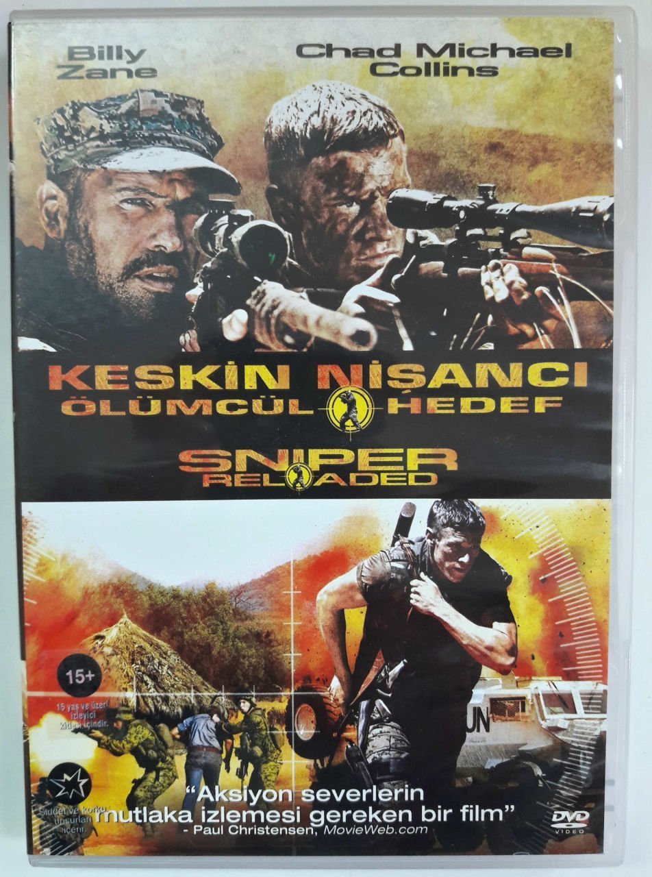 KESKİN NİŞANCI ÖLÜMCÜL HEDEF - SNIPER RELOADED - BILLY ZANE - DVD 2.EL