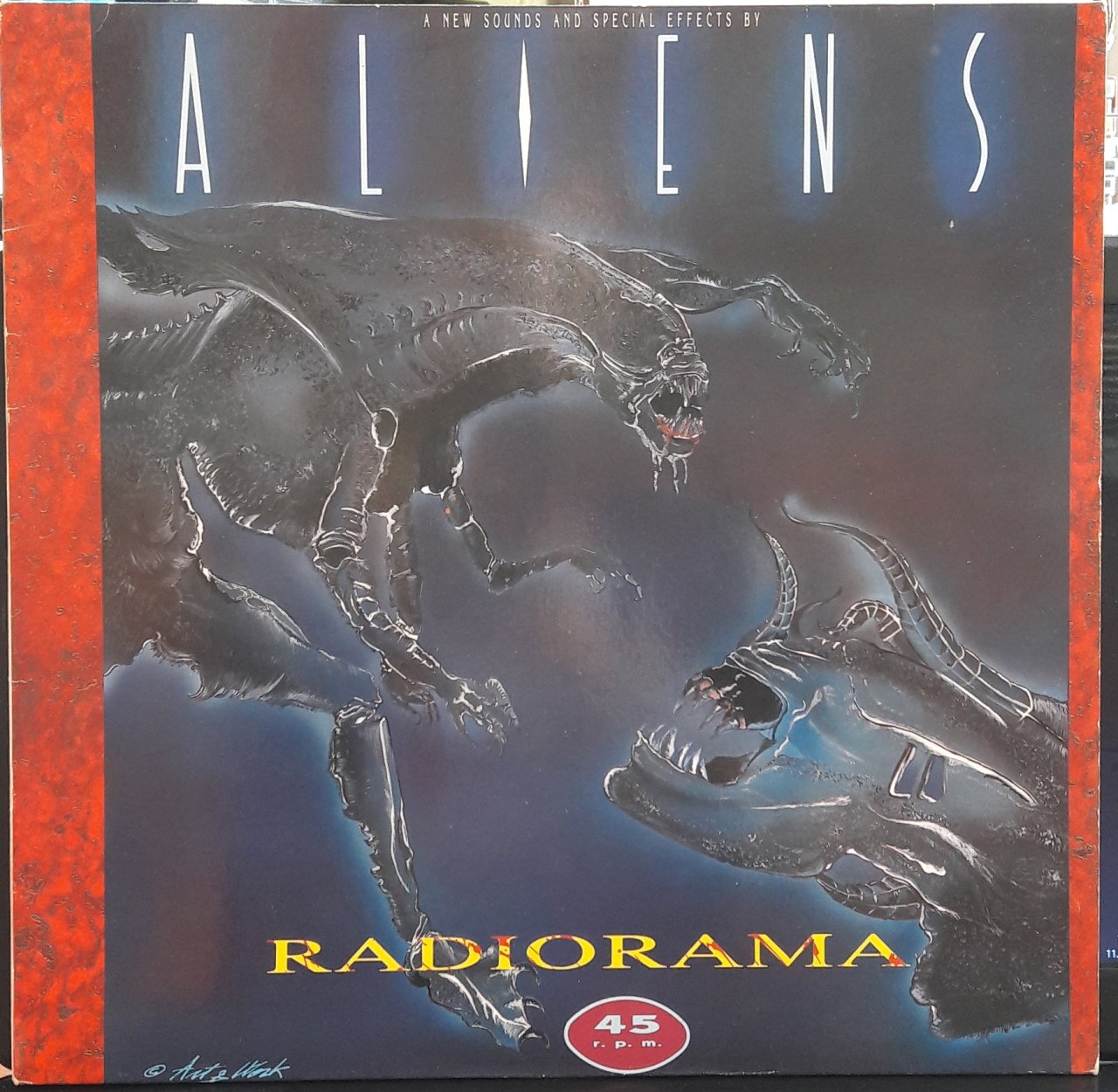 RADIORAMA - ALIENS (1986) - 12'' MAXI SINGLE VINYL PLAK 2.EL