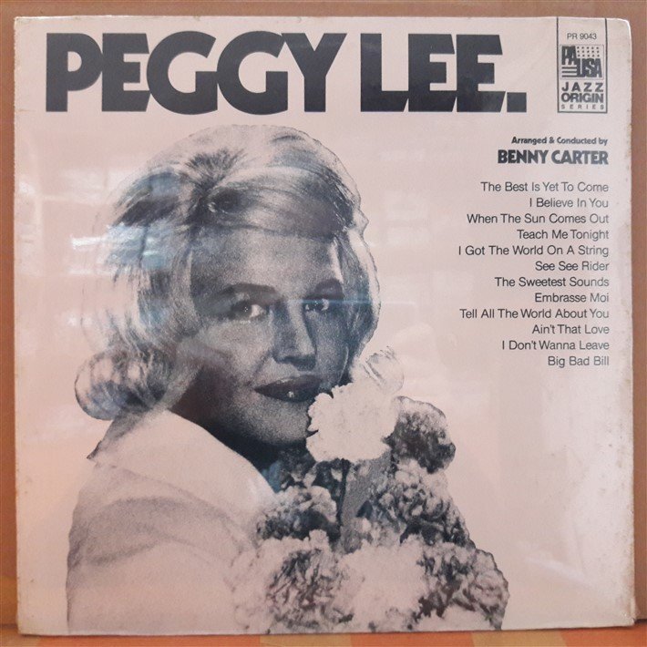 PEGGY LEE - SUGAR 'N' SPICE (1985) - DÖNEM BASKISI SIFIR LP PLAK