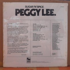 PEGGY LEE - SUGAR 'N' SPICE (1985) - DÖNEM BASKISI SIFIR LP PLAK
