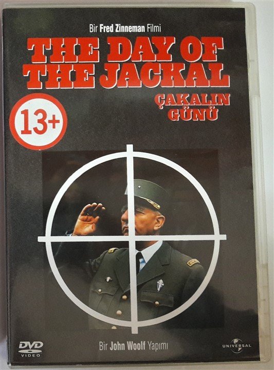 ÇAKALIN GÜNÜ - THE DAY OF THE JACKAL - FRED ZINNEMAN - DVD 2.EL