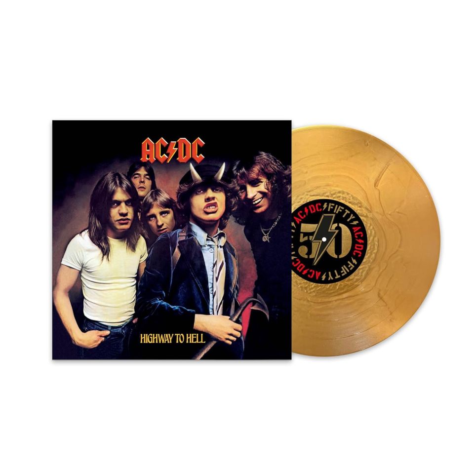 AC/DC - HIGHWAY TO HELL (1979) - LP 2024 GOLD 50TH ANNIVERSARY EDITION SIFIR PLAK
