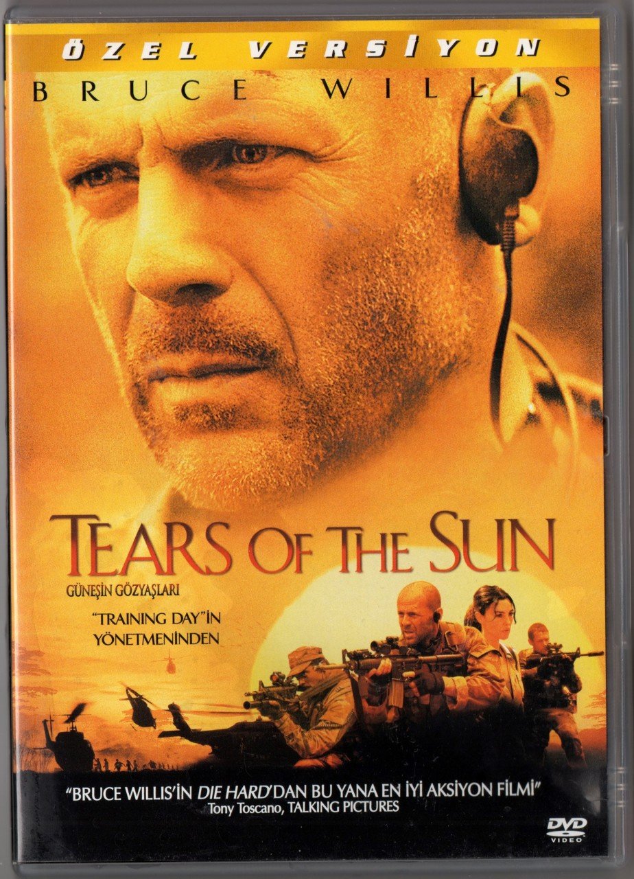 TEARS OF THE SUN - GÜNEŞİN GÖZYAŞLARI - BRUCE WILLIS - MONICA BELLUCCI - DVD 2.EL