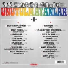 UNUTULMAYANLAR 1 - KARIŞIK 60LAR 70LER TÜRKÇE (2021) - LP AYLA ALGAN TANJU OKAN BUNALIMLAR ERKUT TAÇKIN SIFIR PLAK