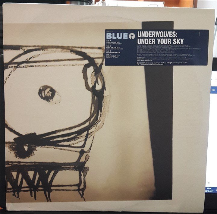 BLUE - UNDERWOLVES: UNDER YOUR SKY (1999) - 12'' MAXI SINGLE 2PLAK 2.EL PROMO
