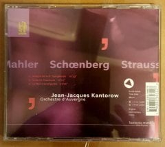 MAHLER (Adagio De La Xe Symphonie) SCHOENBERG (La Nuit Transfigurée) STRAUSS (Adagio De La Xe Symphonie) - JEAN JACQUES KANTOROW - CD 2.EL