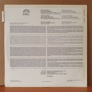 PROKOFIEV: SYMPHONY-CONCERTO / RESPIGHI: ADAGIO CON VARIAZIONI (1965) - LP 2.EL PLAK