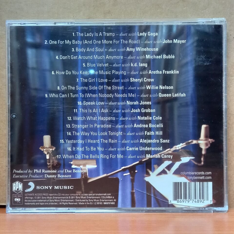 TONY BENNETT - DUETS II (2011) - CD 2.EL