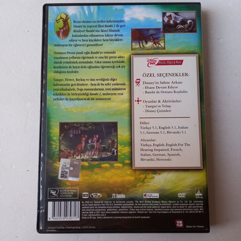 BAMBİ 2 - DVD 2.EL