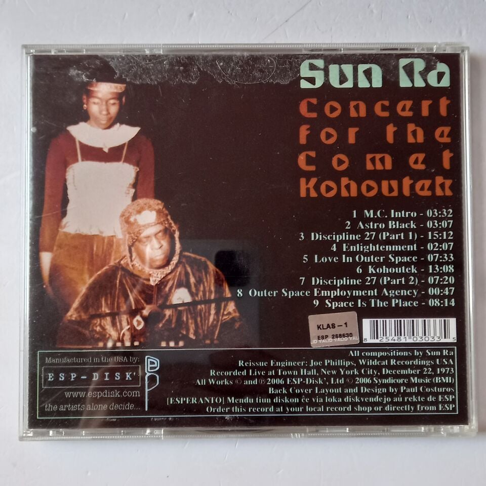 SUN RA – CONCERT FOR THE COMET KOHOUTEK (1993) - CD 2006 REISSUE 2.EL