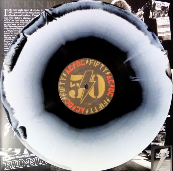 AC/DC - BACK IN BLACK (1980) - LP 2024 BLACK & WHITE COLOURED EDITION SIFIR PLAK