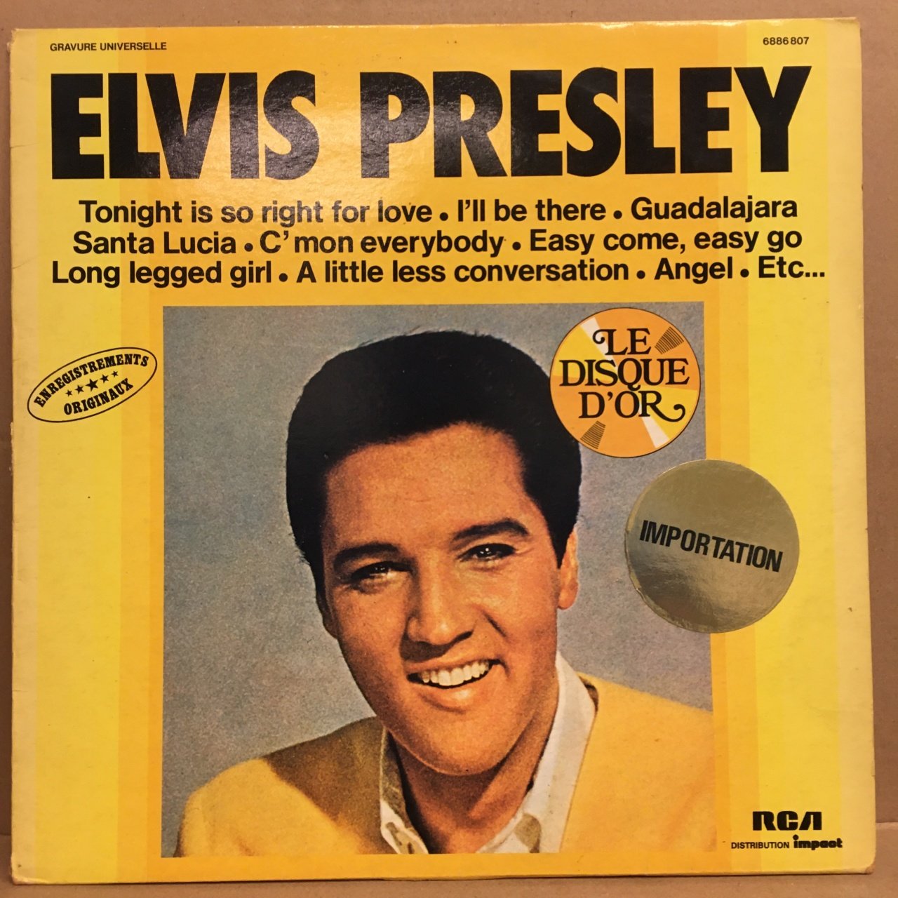 ELVIS PRESLEY - LE DISQUE D'OR 2.EL PLAK