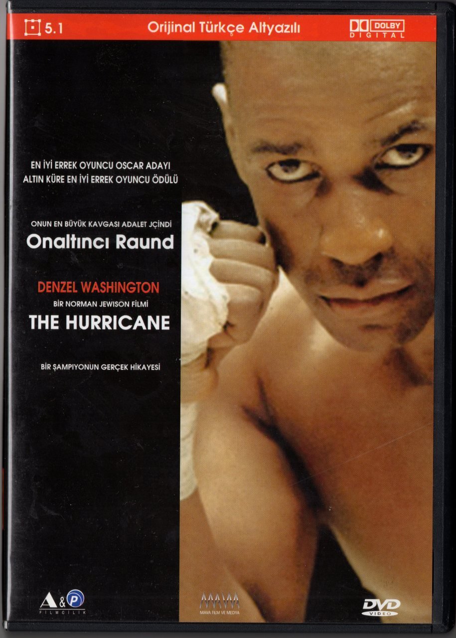 ONALTINCI RAUND - THE HURRICANE - DENZEL WASHINGTON - DVD 2.EL