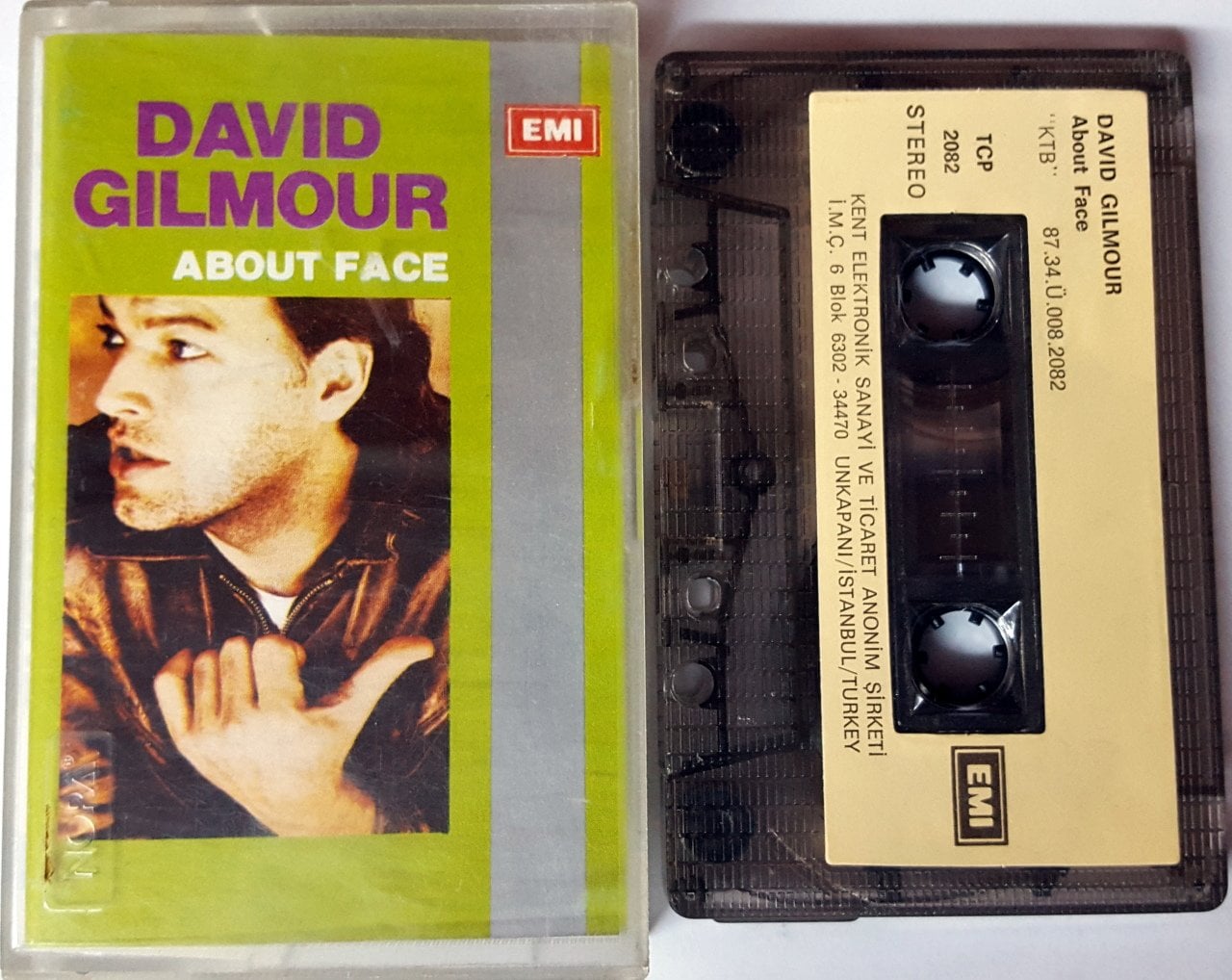 DAVID GILMOUR - ABOUT FACE (1987) KENT CASSETTE MADE IN TURKEY ''USED''
