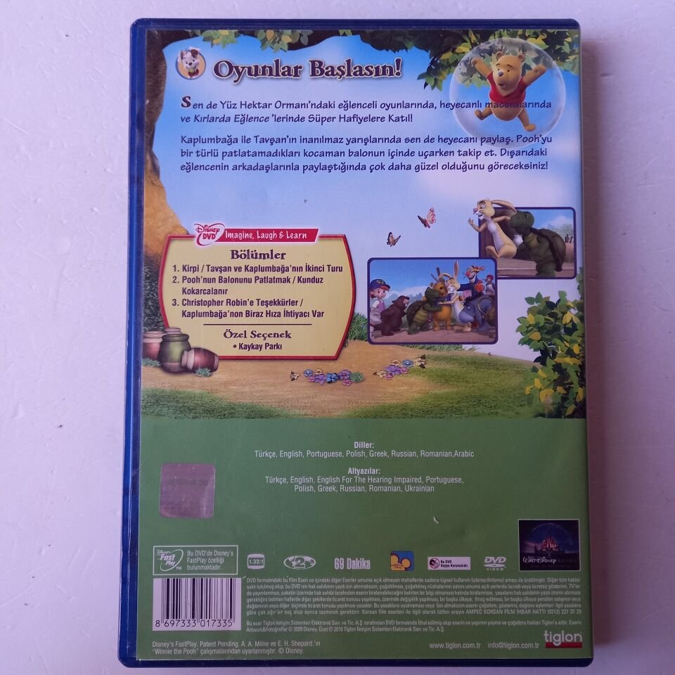 ARKADAŞLARIM TIGGER & POOH - KIRLARDA EĞLENCE - DVD 2.EL