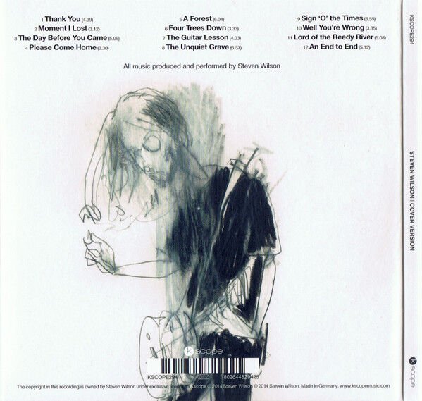 STEVEN WILSON – COVER VERSION (2014) - CD DIGISLEEVE AMBALAJINDA SIFIR