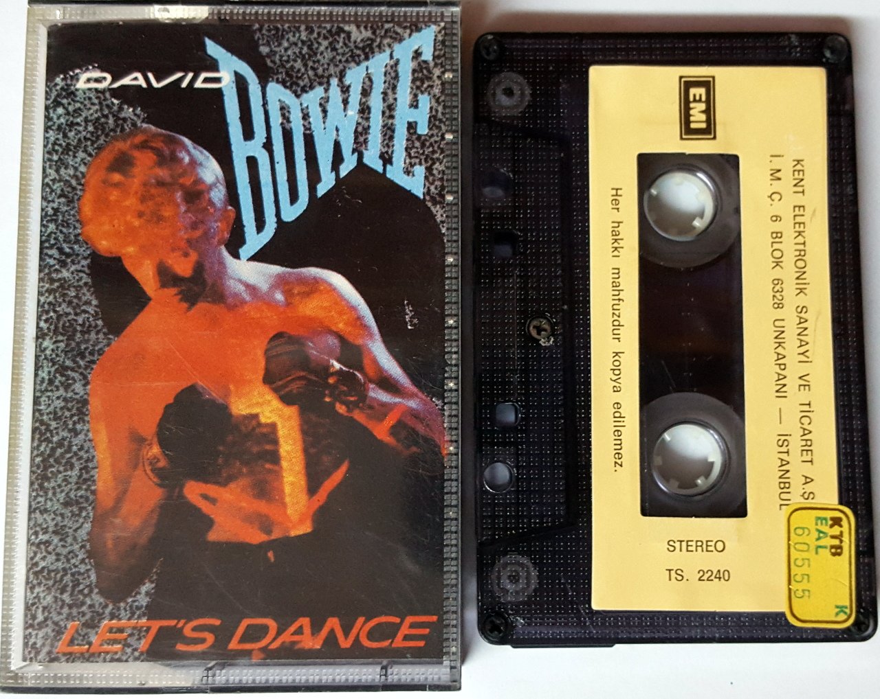 DAVID BOWIE - LET'S DANCE CASSETTE MADE IN TURKEY ''USED''