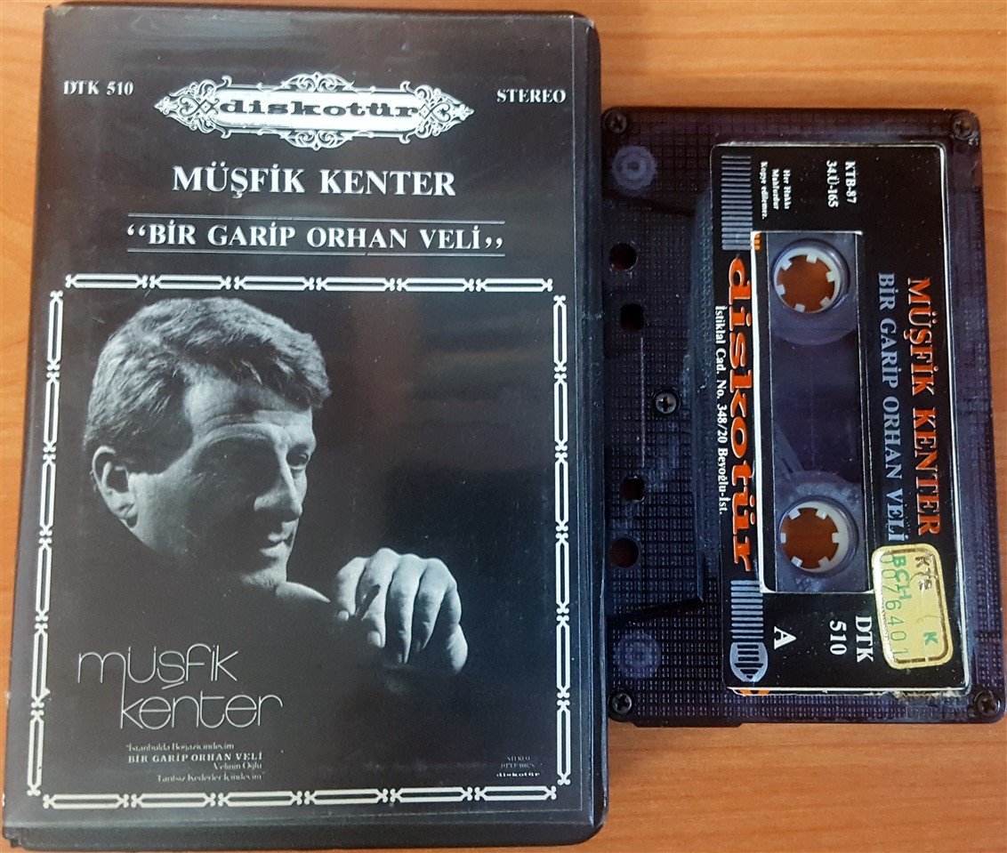 MÜŞFİK KENTER - BİR GARİP ORHAN VELİ / DİSKOTÜR KASET 2.EL