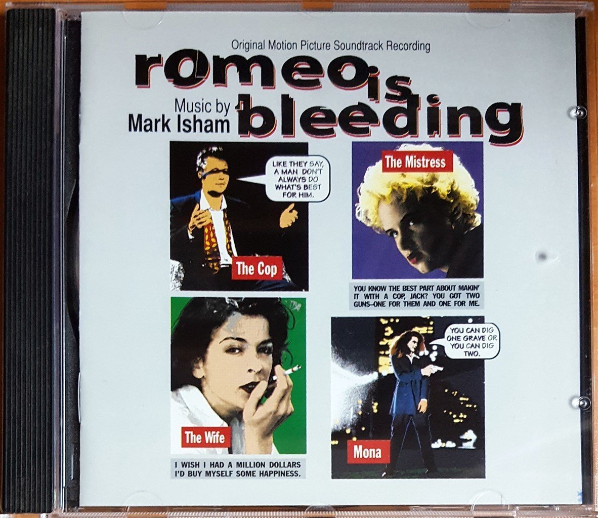 ROMEO IS BLEEDING SOUNDTRACK / MARK ISHAM (1994) VERVE CD 2.EL