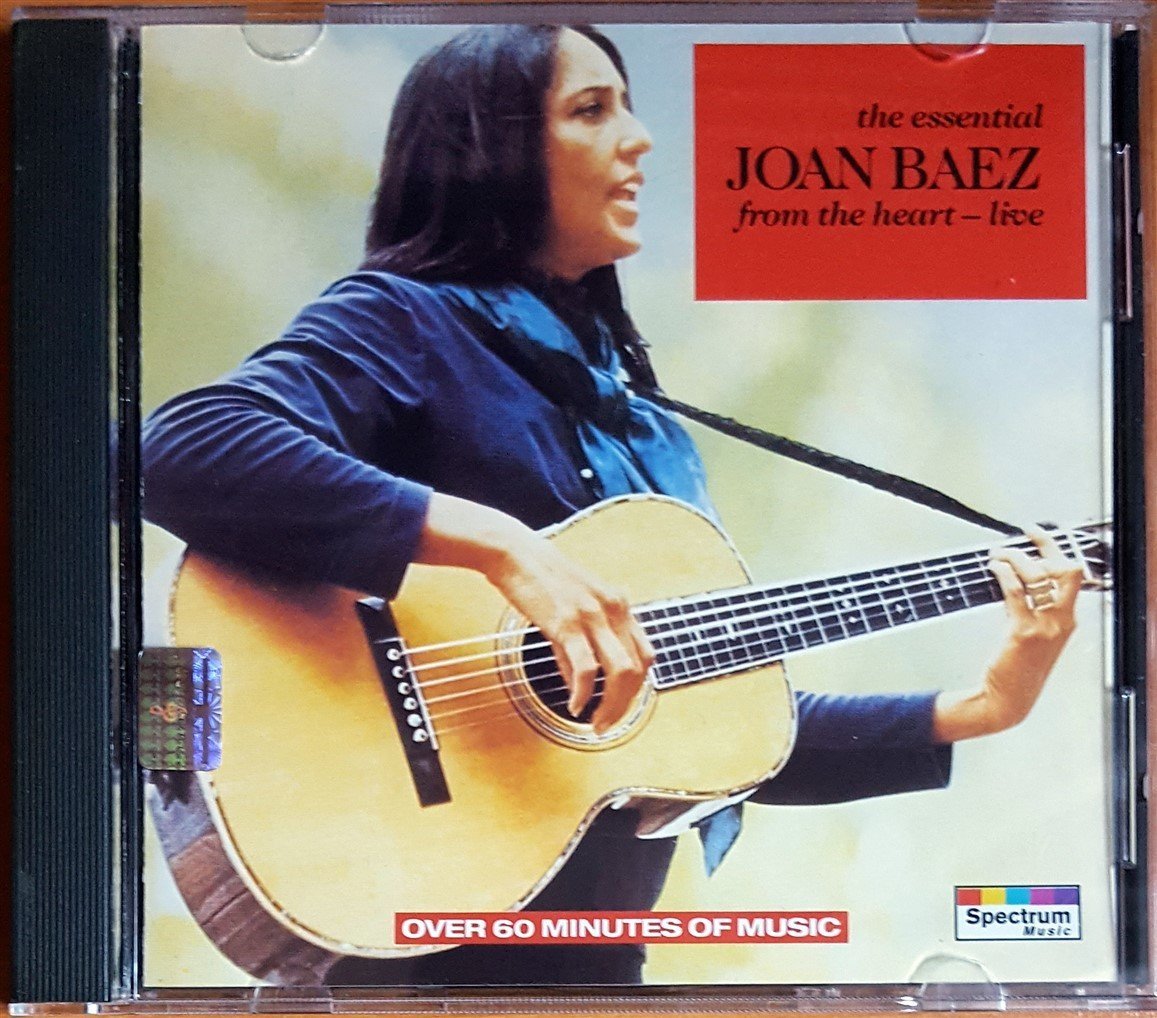 JOAN BAEZ - THE ESSENTIAL / FROM THE HEART LIVE (1996) SPECTRUM MUSIC CD 2.EL