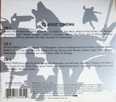 CLASSIC CINEMA / SUPERMAN, BACK TO THE FUTURE, STAR WARS, FINDING NEVERLAND, GONE WITH THE WIND, PLATOON (2007) SONY CLASSICAL 3CD 2.EL