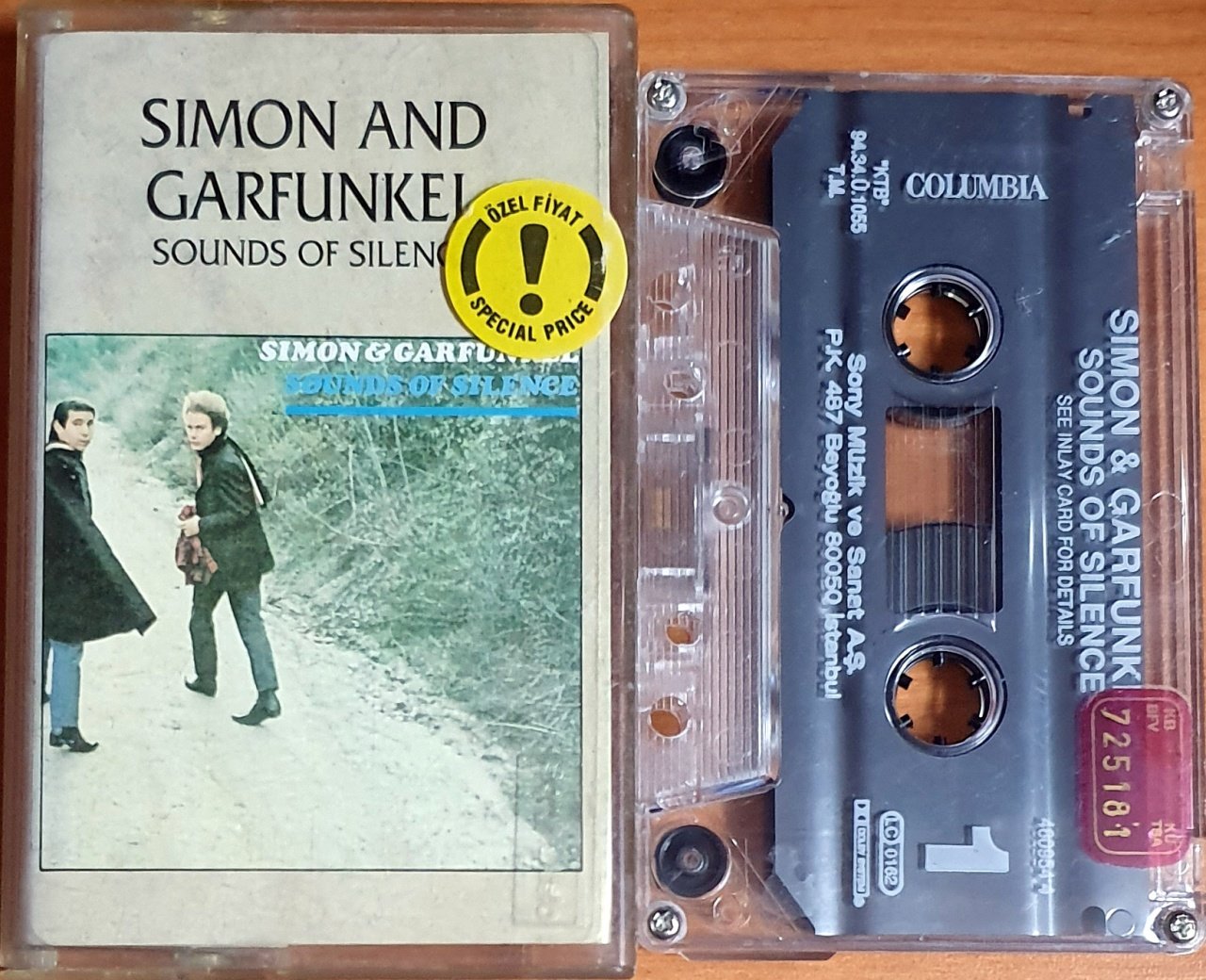 SIMON & GARFUNKEL - SOUNDS OF SILENCE (1994) - KASET COLUMBIA 2.EL