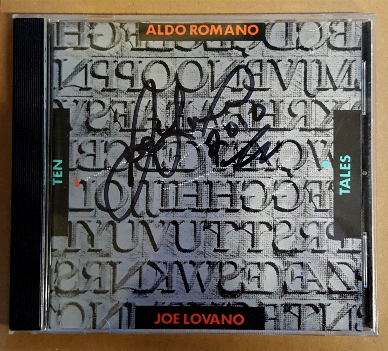 ALDO ROMANO & JOE LOVANO - TEN TALES (1993) - CD KİŞİYE İMZALI 2.EL