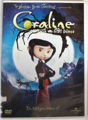 CORALINE - KORALIN VE GİZLİ DÜNYA - HENRY SELICK - DVD 2.EL