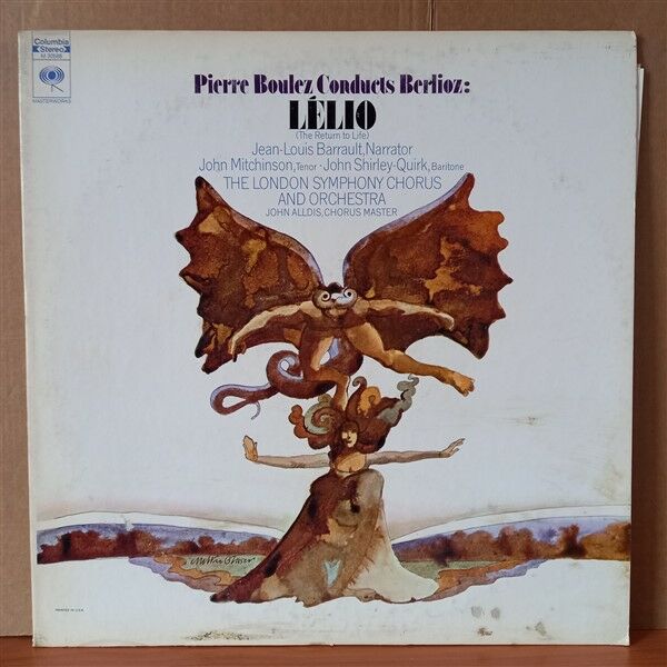 PIERRE BOULEZ CONDUCTS BERLIOZ, JEAN-LOUIS BARRAULT, JOHN MITCHINSON • JOHN SHIRLEY-QUIRK, THE LONDON SYMPHONY CHORUS AND THE LONDON SYMPHONY ORCHESTRA, JOHN ALLDIS – LELIO [THE RETURN TO LIFE] (1971) - LP 2.EL PLAK