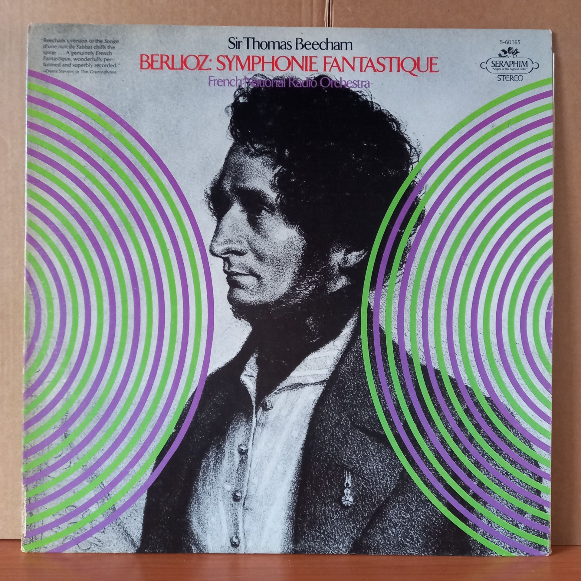 BERLIOZ: SYMPHONIE FANTASTIQUE / FRENCH NATIONAL RADIO ORCHESTRA, SIR THOMAS BEECHAM - LP 2.EL PLAK