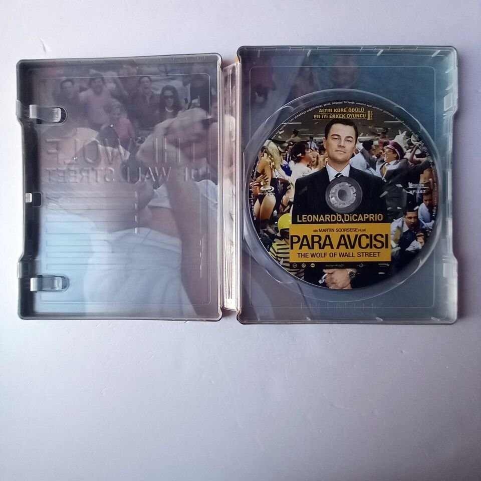 THE WOLF OF WALL STREET - LEONARDO DICAPRIO, MARGOT ROBBIE, JONAH HILL - YÖN.: MARTIN SCORSESE - BLU-RAY STEELBOOK METAL KUTU 2.EL