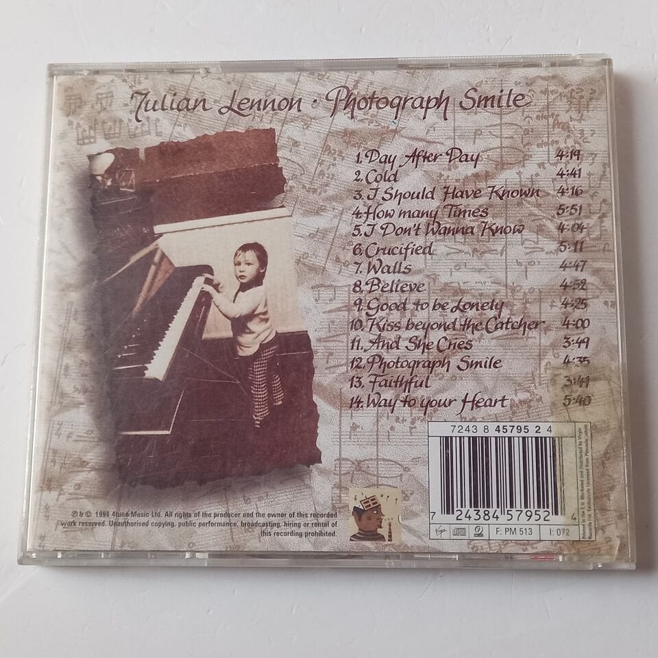 JULIAN LENNON – PHOTOGRAPH SMILE (1998) - CD 2.EL