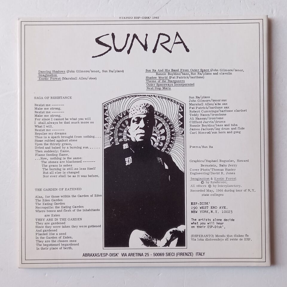 SUN RA – NOTHING IS... (1966) - CD GATEFOLD SLEEVE REISSUE 2.EL
