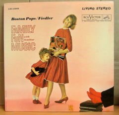 BOSTON POPS A. FIEDLER FAMILY FUN MUSIC LP 2.EL