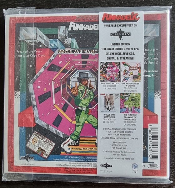 FUNKADELIC – UNCLE JAM WANTS YOU (1979) - CD REMASTERED 2023 REISSUE GATEFOLD DIGISLEEVE AMBALAJINDA SIFIR